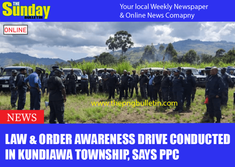 Law & Order awareness drive conducted in Kundiawa township, says PPC