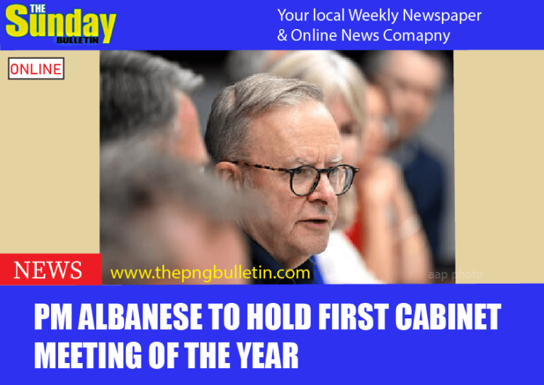 PM Albanese to hold first cabinet meeting of the year