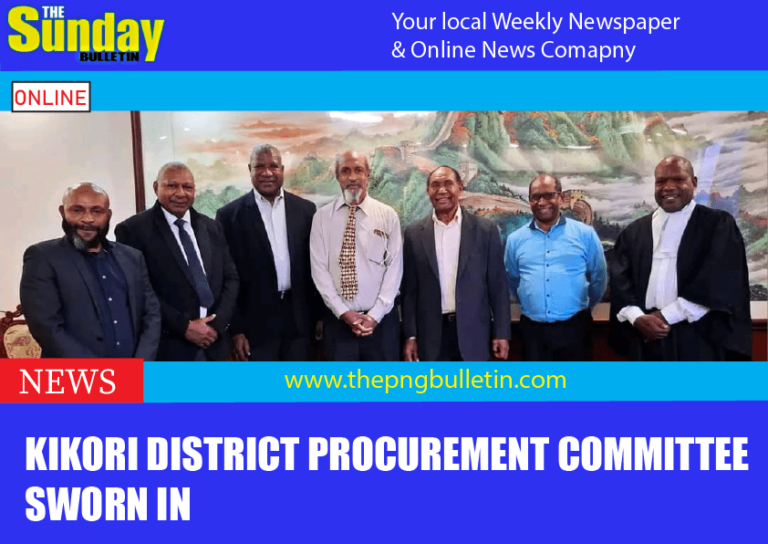 Kikori District Procurement Committee Sworn In