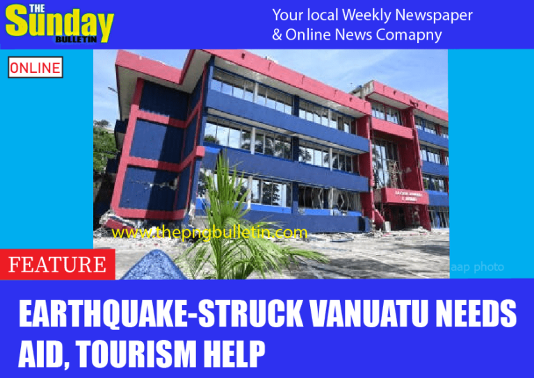 Earthquake-struck Vanuatu needs aid, tourism help