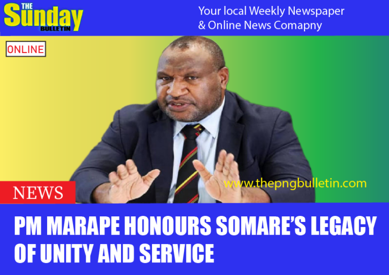 PM Marape honours Somare’s legacy of unity and service