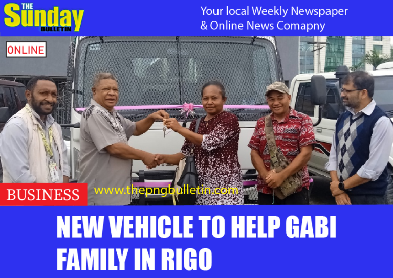 New vehicle to help Gabi family in Rigo