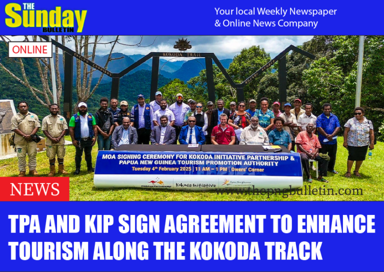 TPA and KIP Sign Agreement to Enhance Tourism along the Kokoda Track