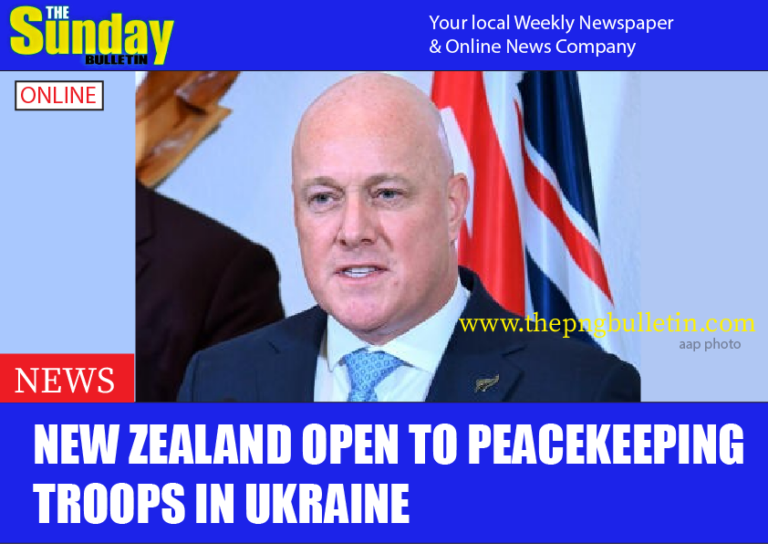 New Zealand open to peacekeeping troops in Ukraine