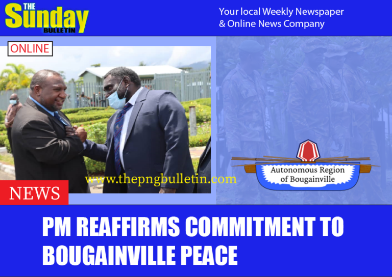 PM reaffirms commitment to Bougainville Peace