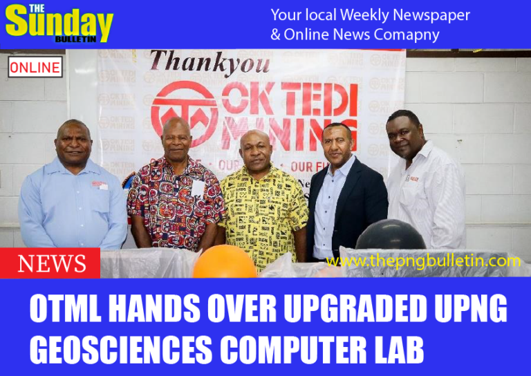 OTML Hands Over Upgraded UPNG Geosciences Computer Lab