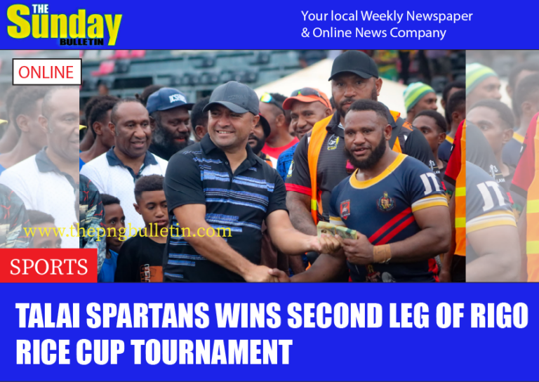 Talai Spartans wins Second Leg of Rigo Rice Cup Tournament