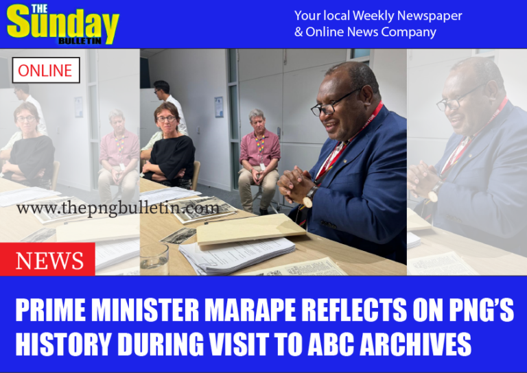 Prime Minister Marape Reflects on PNG’s History During Visit to ABC Archives