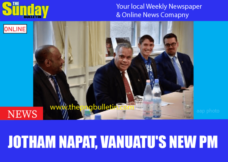 Jotham Napat, Vanuatu’s new PM