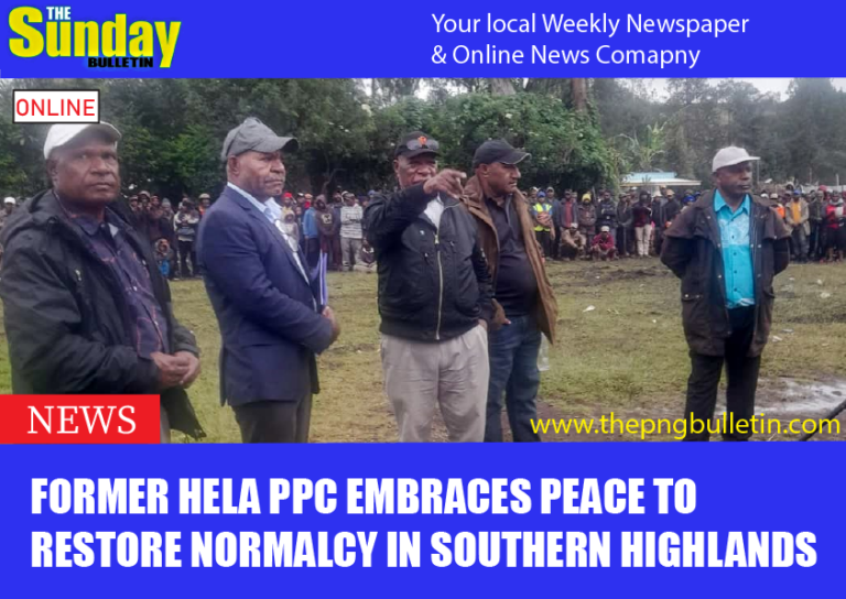 Former Hela PPC embraces peace to restore normalcy in Southern Highlands