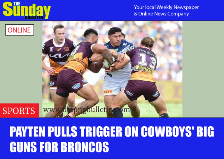 Payten pulls trigger on Cowboys’ big guns for Broncos