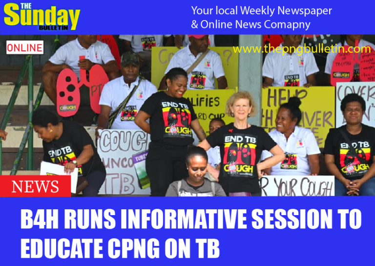 B4H Runs Informative Session to Educate CPNG on TB