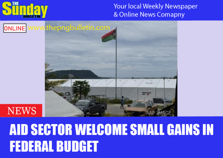 Aid sector welcome small gains in federal budget