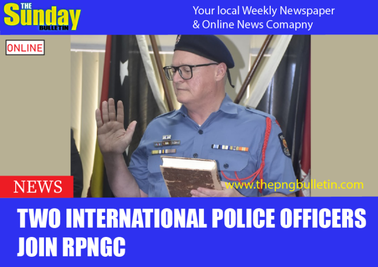 Two International Police Officers join RPNGC