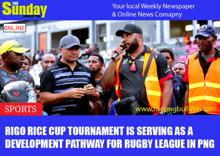 RIGO RICE CUP TOURNAMENT IS SERVING AS A DEVELOPMENT PATHWAY FOR RUGBY LEAGUE IN PNG