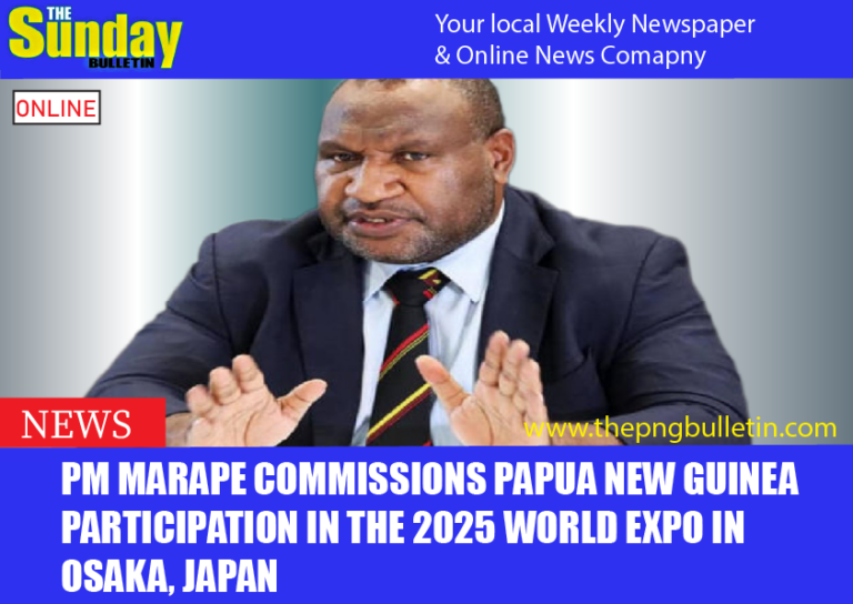 PM MARAPE COMMISSIONS PAPUA NEW GUINEA PARTICIPATION IN THE 2025 WORLD EXPO IN OSAKA, JAPAN