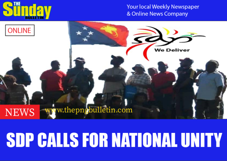 SDP Calls for National Unity