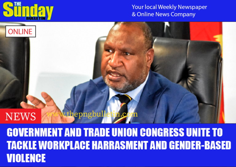 GOVERNMENT AND TRADE UNION CONGRESS UNITE TO TACKLE WORKPLACE HARRASMENT AND GENDER-BASED VIOLENCE