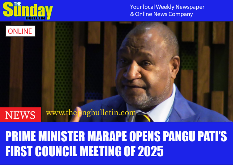 Prime Minister Marape Opens Pangu Pati’s First Council Meeting of 2025