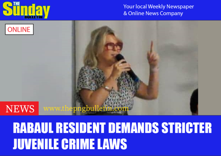 Rabaul resident demands stricter Juvenile crime laws