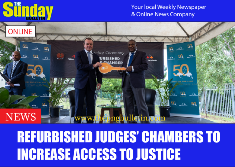 Refurbished judges’ chambers to increase access to justice