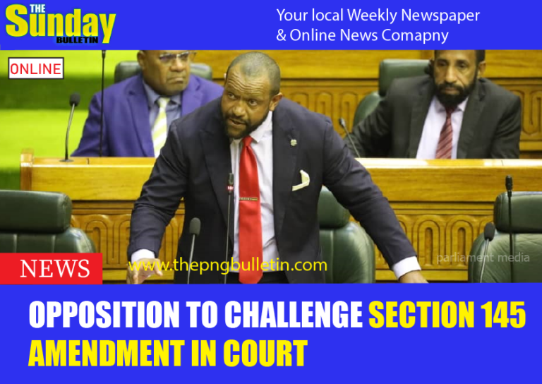 Opposition to challenge Section 145 amendment in court