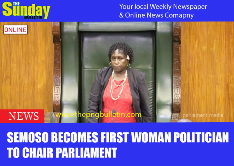 Semoso becomes first woman politician to chair parliament