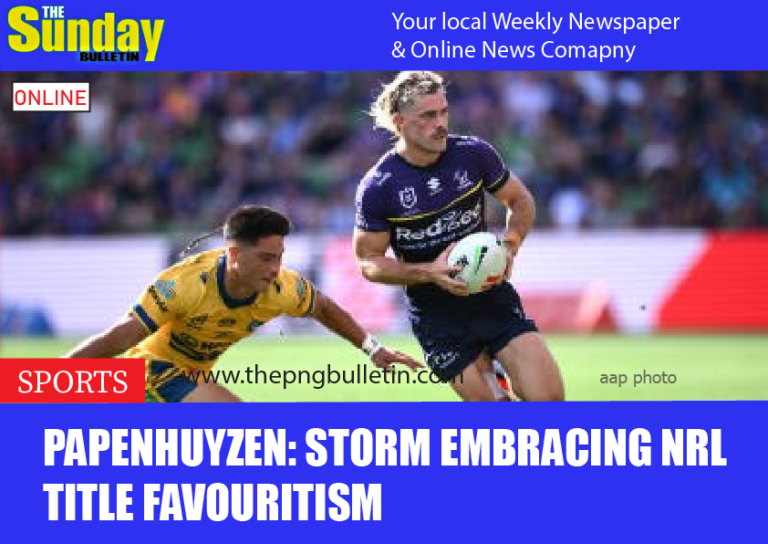 Papenhuyzen: Storm embracing NRL title favouritism
