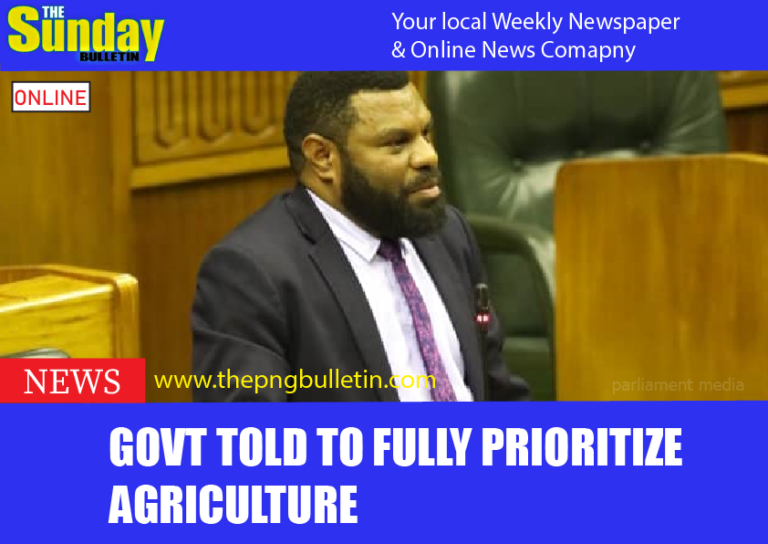 Govt told to fully prioritize agriculture