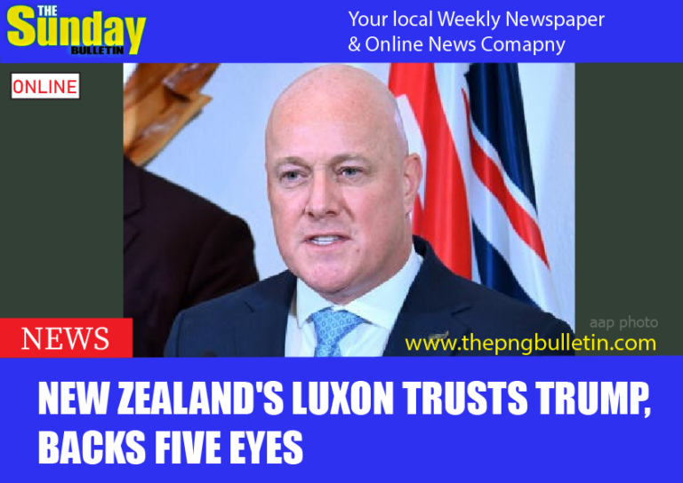 NZ’s Luxon trusts Trump, backs Five Eyes