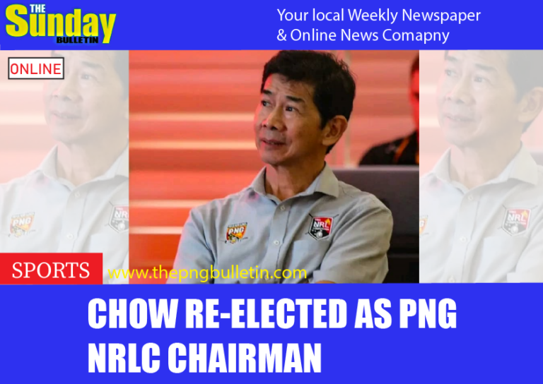 Chow re-elected as PNG NRLC Chairman