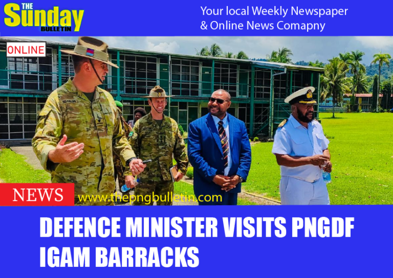 Defence Minister visits PNGDF Igam Barracks