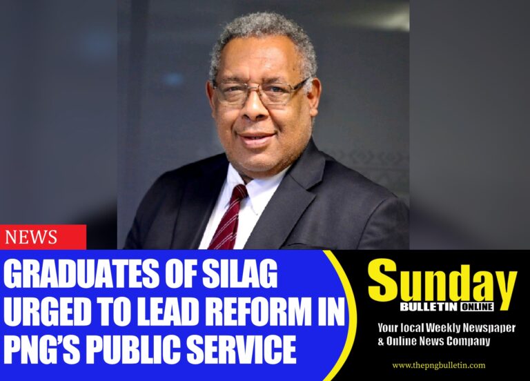 PIcture supplied: In his address, Chief Secretary to Government Ivan Pomaleu emphasized, “Public service is the engine room of government"