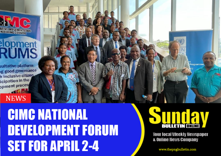 CIMC National Development Forum set for April 2-4