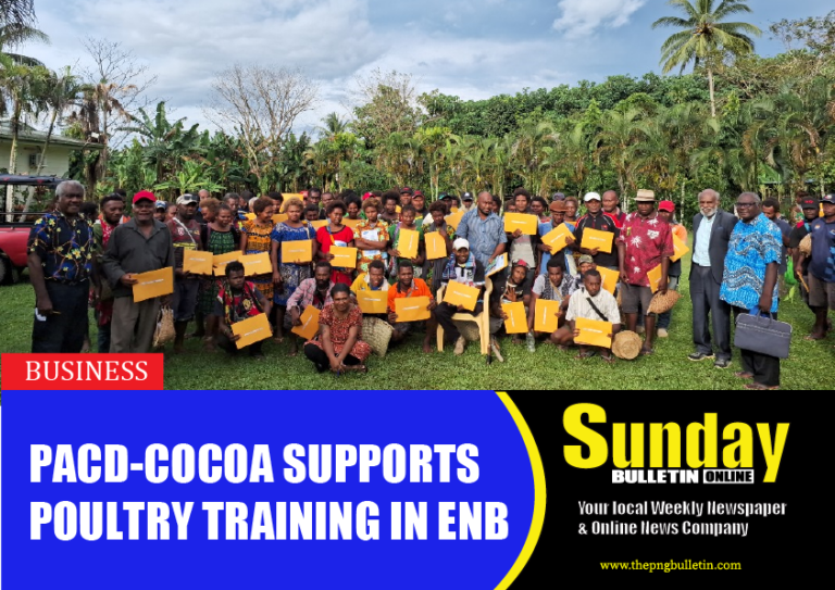 PACD-Cocoa supports poultry training in ENB