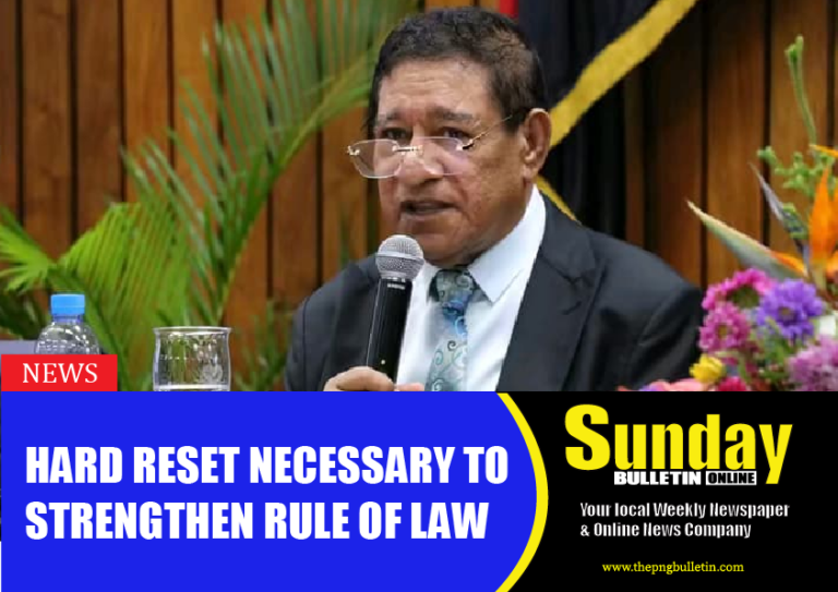 Hard reset necessary to strengthen rule of law