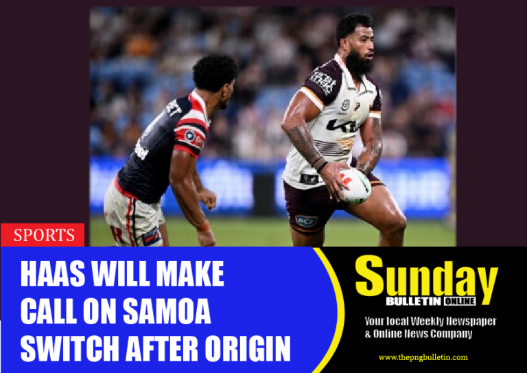Haas will make call on Samoa switch after Origin