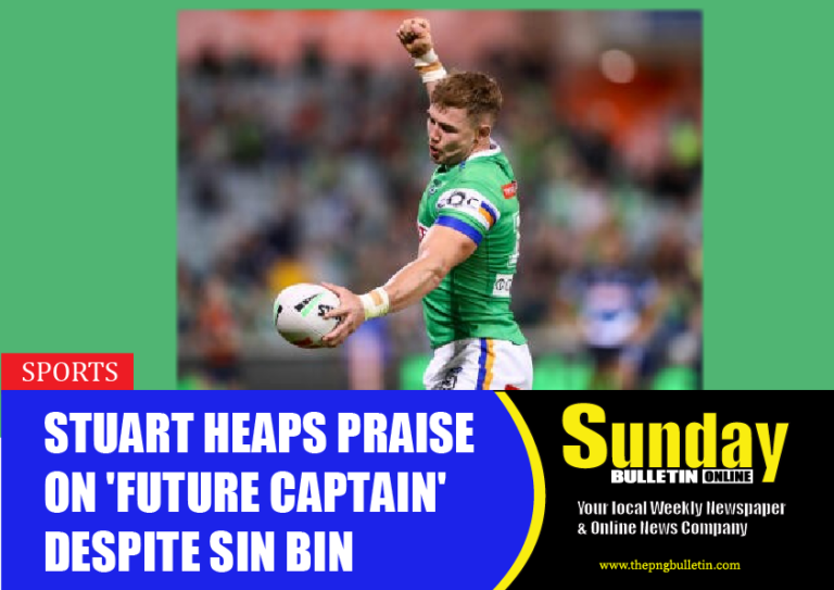 Stuart heaps praise on ‘future captain’ despite sin bin