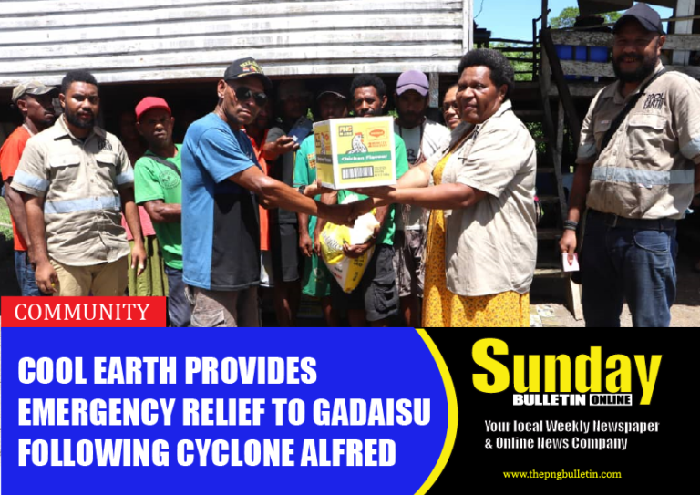 Cool Earth Provides Emergency Relief to Gadaisu Following Cyclone Alfred