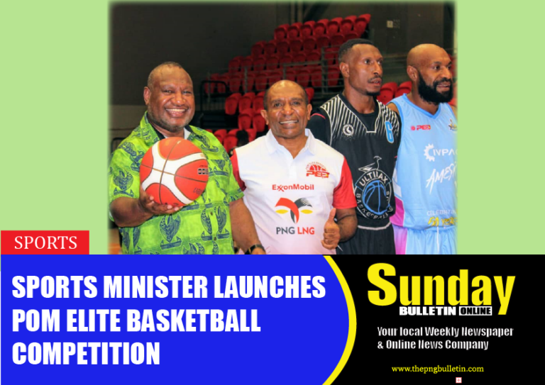 Sports Minister launches POM Elite Basketball competition