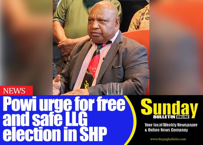 Southern Highlands Governor Hon. William Powi. Picture supplied.