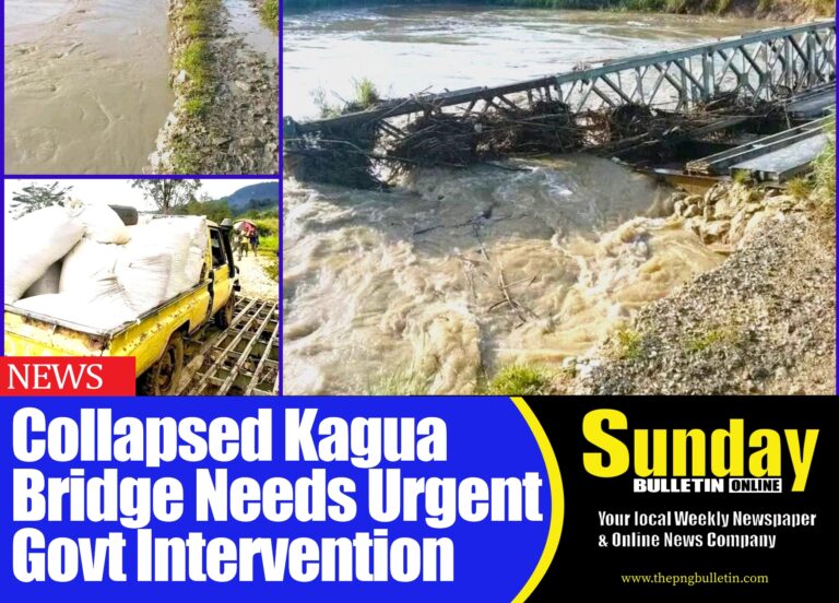 The current face of Kagua bridge in Aiya LLG, Kagua Erave district, Southern Highlands Province. Pictures supplied.