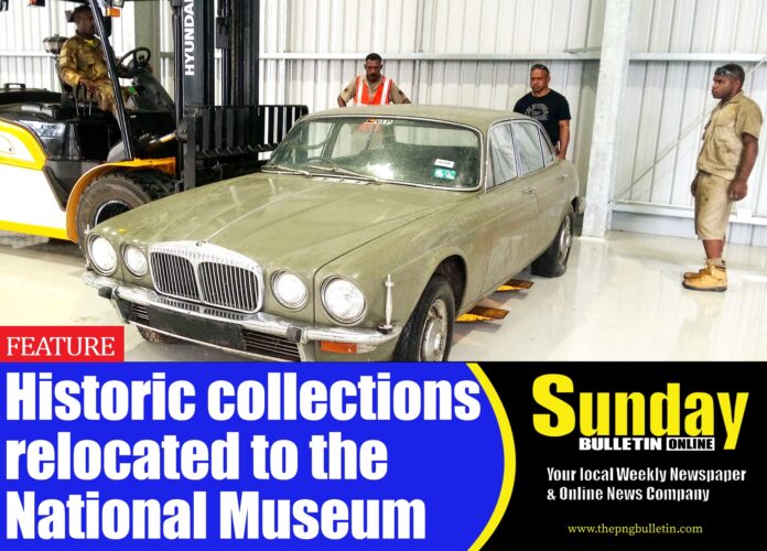 First PM’s official car (Jaguar) at its new display space at the National Museum. Picture by Paul Oeka. First PM’s official car (Jaguar) at its new display space at the National Museum. Picture by Paul Oeka.