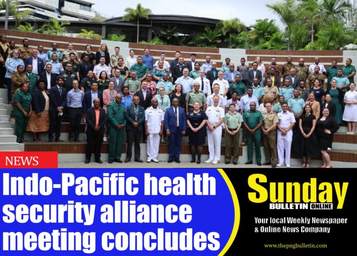 THE Indo-Pacific health security alliance (IPhsa) meeting in Port Moresby. Picture supplied by Australian High Commission Media Team. THE Indo-Pacific health security alliance (IPhsa) meeting in Port Moresby. Picture supplied by Australian High Commission Media Team.