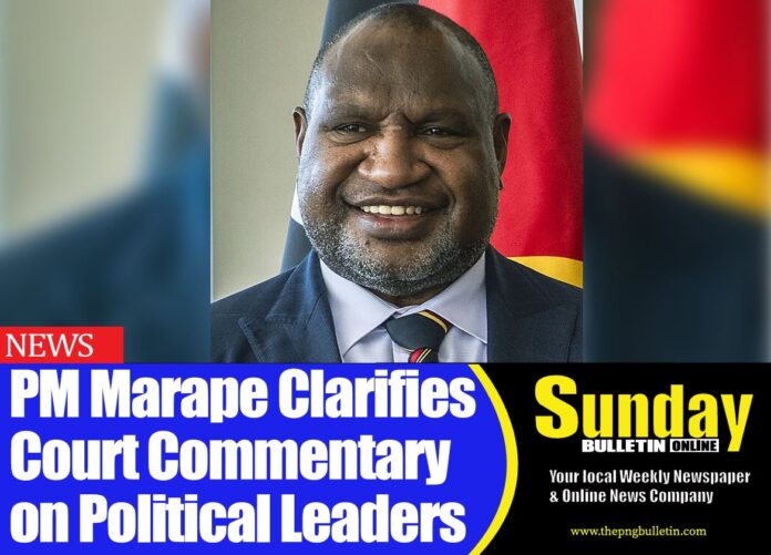 Prime Minister Hon. James Marape. Picture supplied.