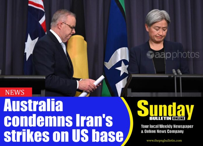 Anthony Albanese and Penny Wong have called for calm as retaliatory attacks escalate. (Lukas Coch/AAP PHOTOS)