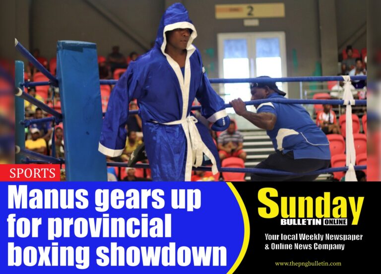 PNG heavyweight boxer Arthur ‘Stingray’ Lavalou steps into the ring with the guidance of former PNG boxing legend Hubert ‘Terminator’ Tinge. Photo supplied.