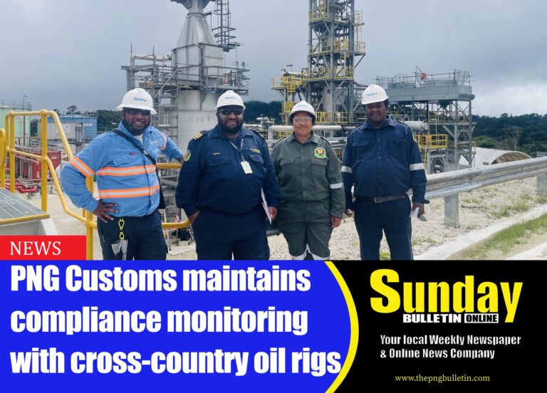 The Customs team visited on their visit. Photo supplied.