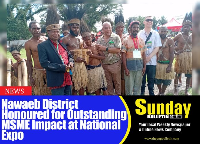 Caption: Hon. Theo Pelgen, Member for Nawaeb at the expo. - Picture supplied