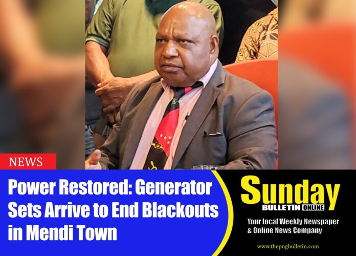 The project, led by Southern Highlands Governor William Titpe Powi. Photo supplied.